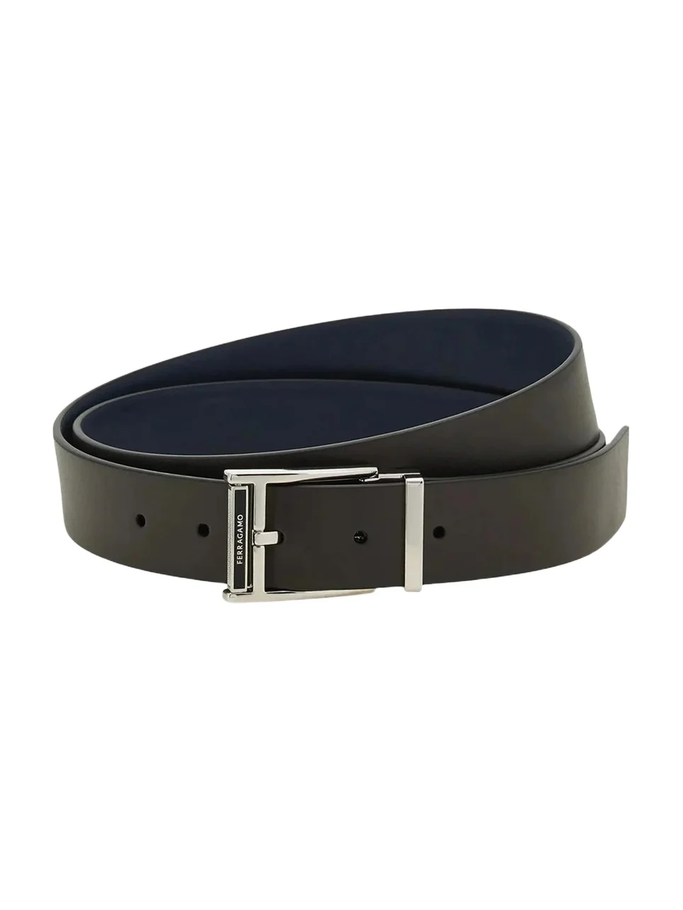 Ferragamo Men's Reversible Double Adjustable Leather Belt