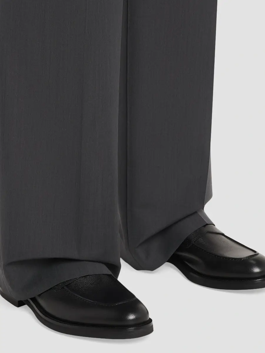 Ferragamo Men's Stefanovit Suede Penny Loafers | Thumbnail 2
