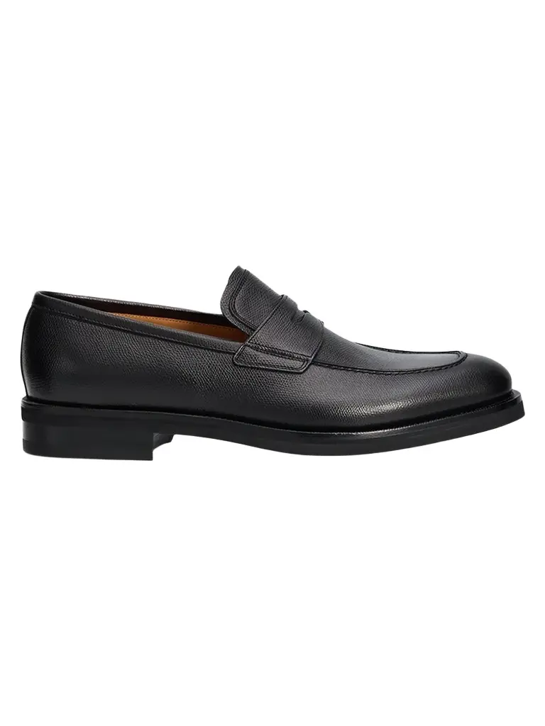 Ferragamo Men's Stefanovit Suede Penny Loafers