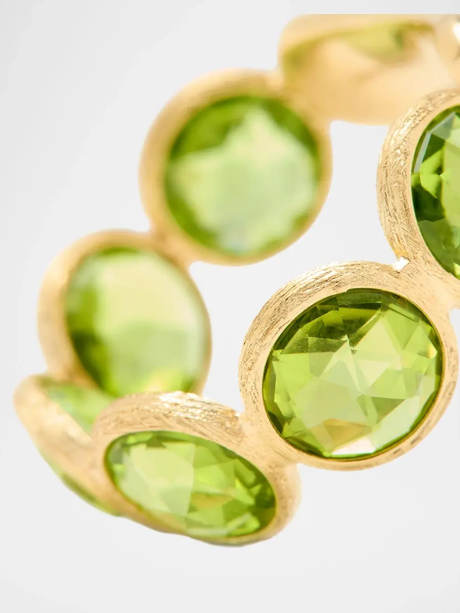 MARCO BICEGO Women's Jaipur Color 18K Yellow Gold Peridot Bezel Ring | Thumbnail 3