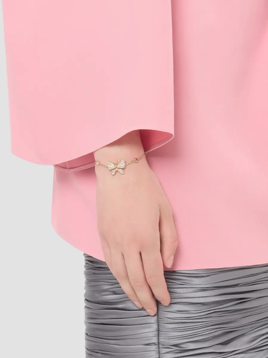 Valentino Women's Flutterby Bracelet in Metal and Swarovski Crystals | Thumbnail 2 Valentino Women's Flutterby Bracelet in Metal and Swarovski Crystals | Thumbnail 2