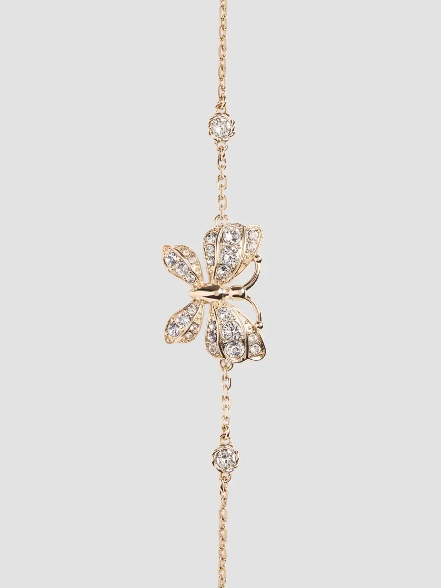 Valentino Women's Flutterby Bracelet in Metal and Swarovski Crystals | Thumbnail 4 Valentino Women's Flutterby Bracelet in Metal and Swarovski Crystals | Thumbnail 4