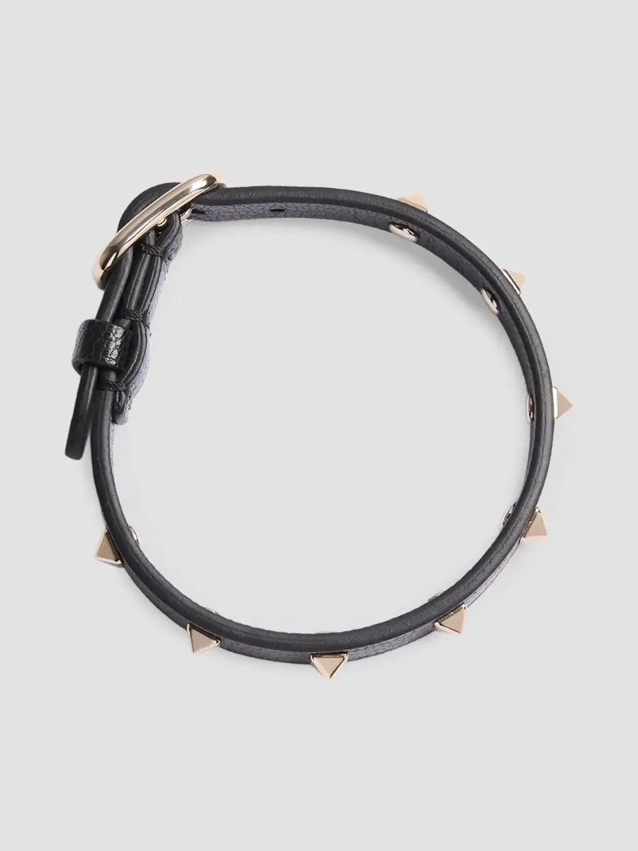 Valentino Women's Spike Leather Bracelet | Thumbnail 2 Valentino Women's Spike Leather Bracelet | Thumbnail 2