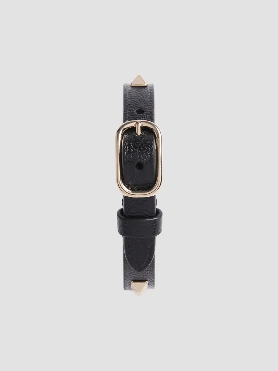 Valentino Women's Spike Leather Bracelet | Thumbnail 3 Valentino Women's Spike Leather Bracelet | Thumbnail 3