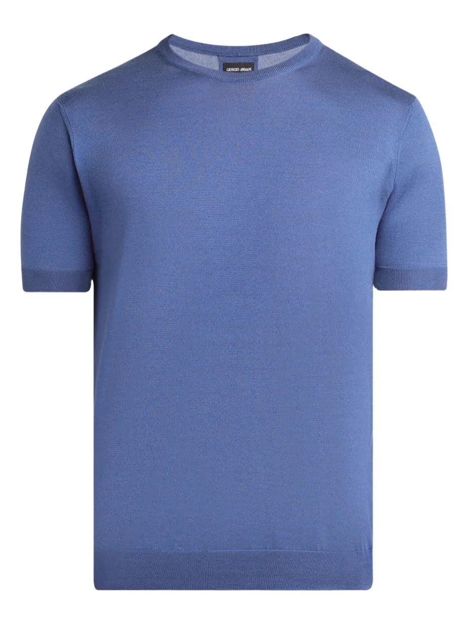 Men's Silk-Cotton Crewneck T-Shirt