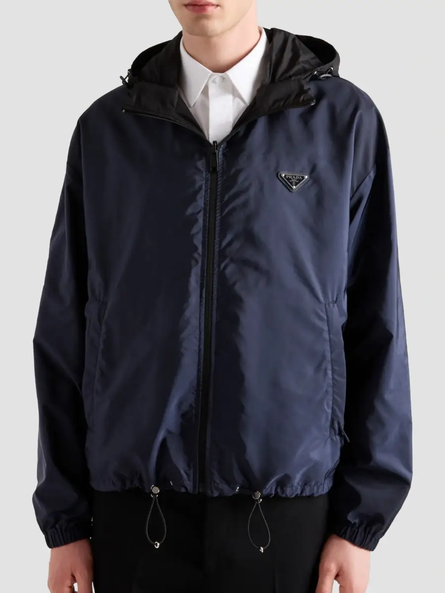 Prada Men's Reversible Re-Nylon Jacket | Thumbnail 2 Prada Men's Reversible Re-Nylon Jacket | Thumbnail 2