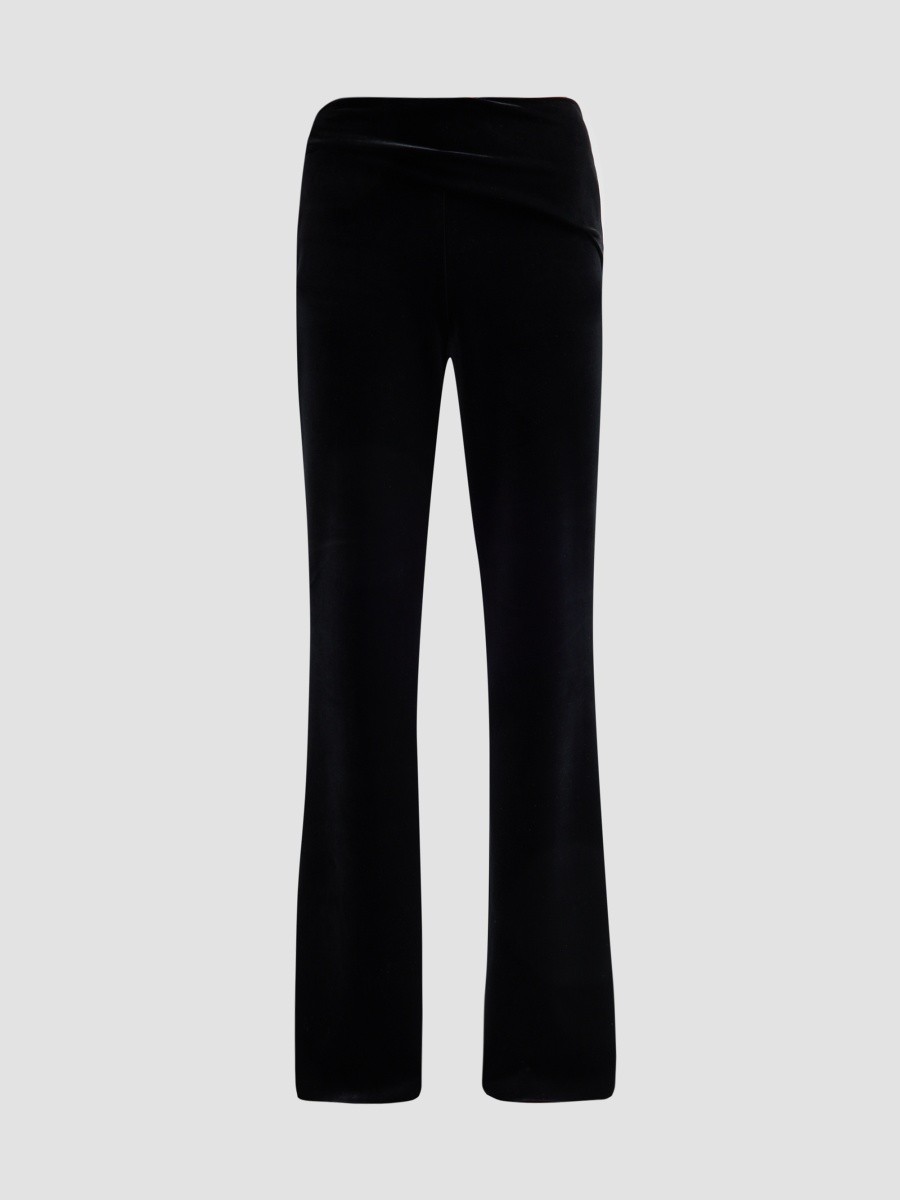Chiara Boni La Petite Robe Women's Eryda Velvet Flared Pants