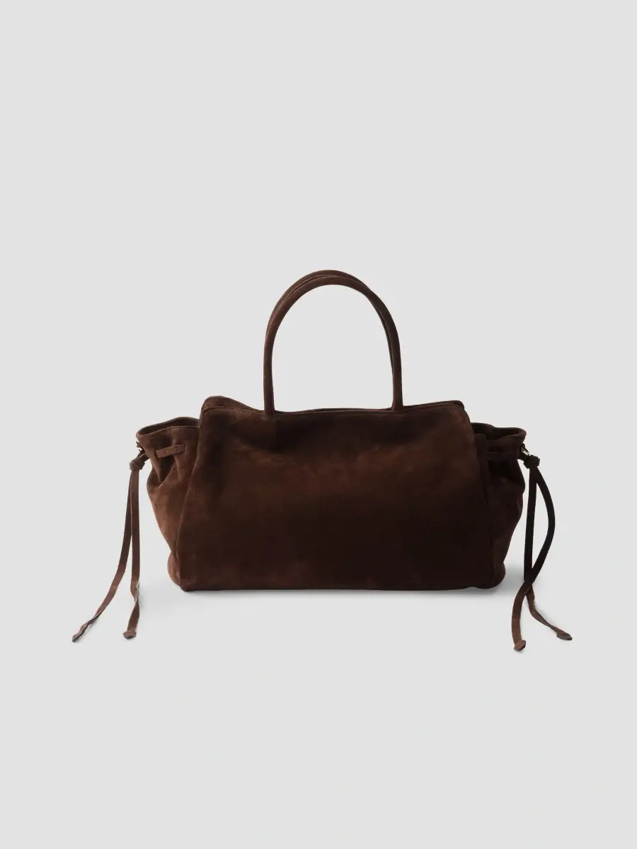 Prada Women's Allusion Suede Large Tote Bag | Thumbnail 3 Prada Women's Allusion Suede Large Tote Bag | Thumbnail 3