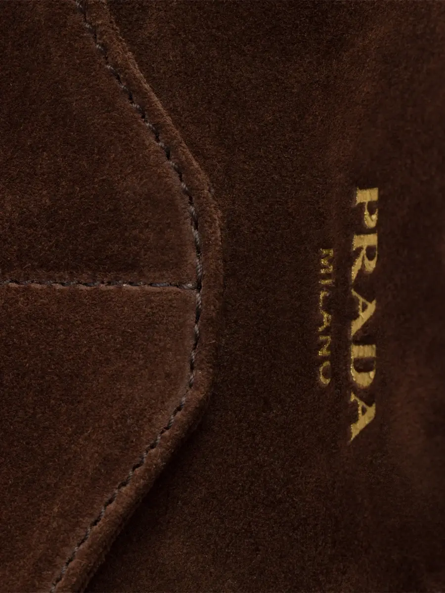 Prada Women's Allusion Suede Large Tote Bag | Thumbnail 5 Prada Women's Allusion Suede Large Tote Bag | Thumbnail 5