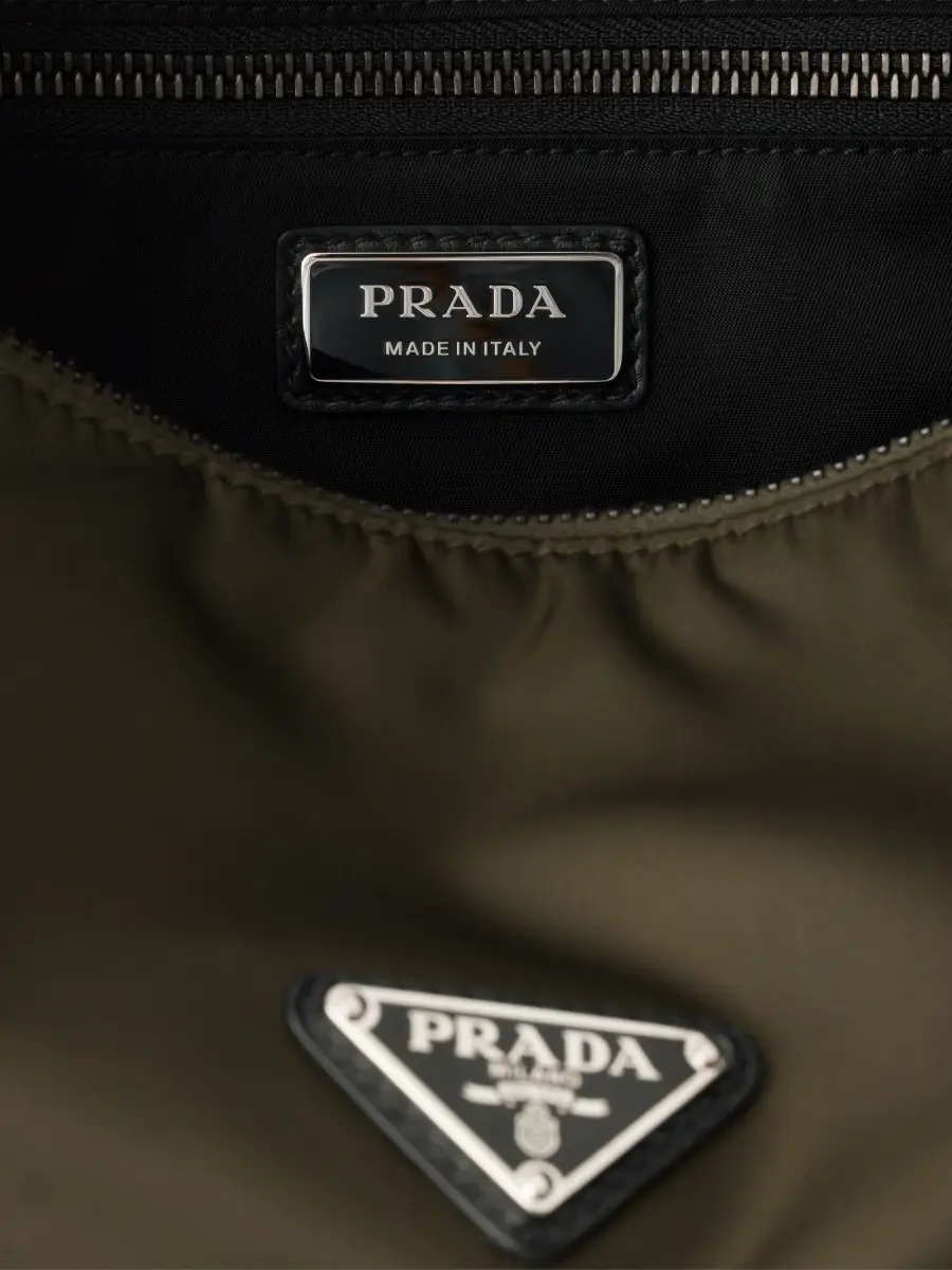Prada Men's Explore Re-Nylon and Leather Bag | Thumbnail 4 Prada Men's Explore Re-Nylon and Leather Bag | Thumbnail 4