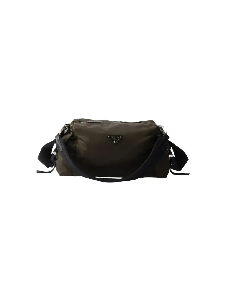 Prada Men's Explore Re-Nylon and Leather Bag