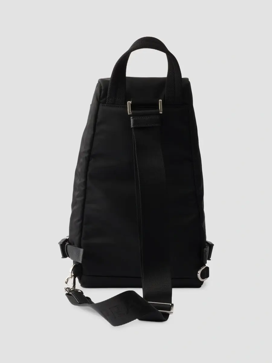 Prada Men's Re-Nylon and Saffiano Leather Backpack | Thumbnail 5 Prada Men's Re-Nylon and Saffiano Leather Backpack | Thumbnail 5