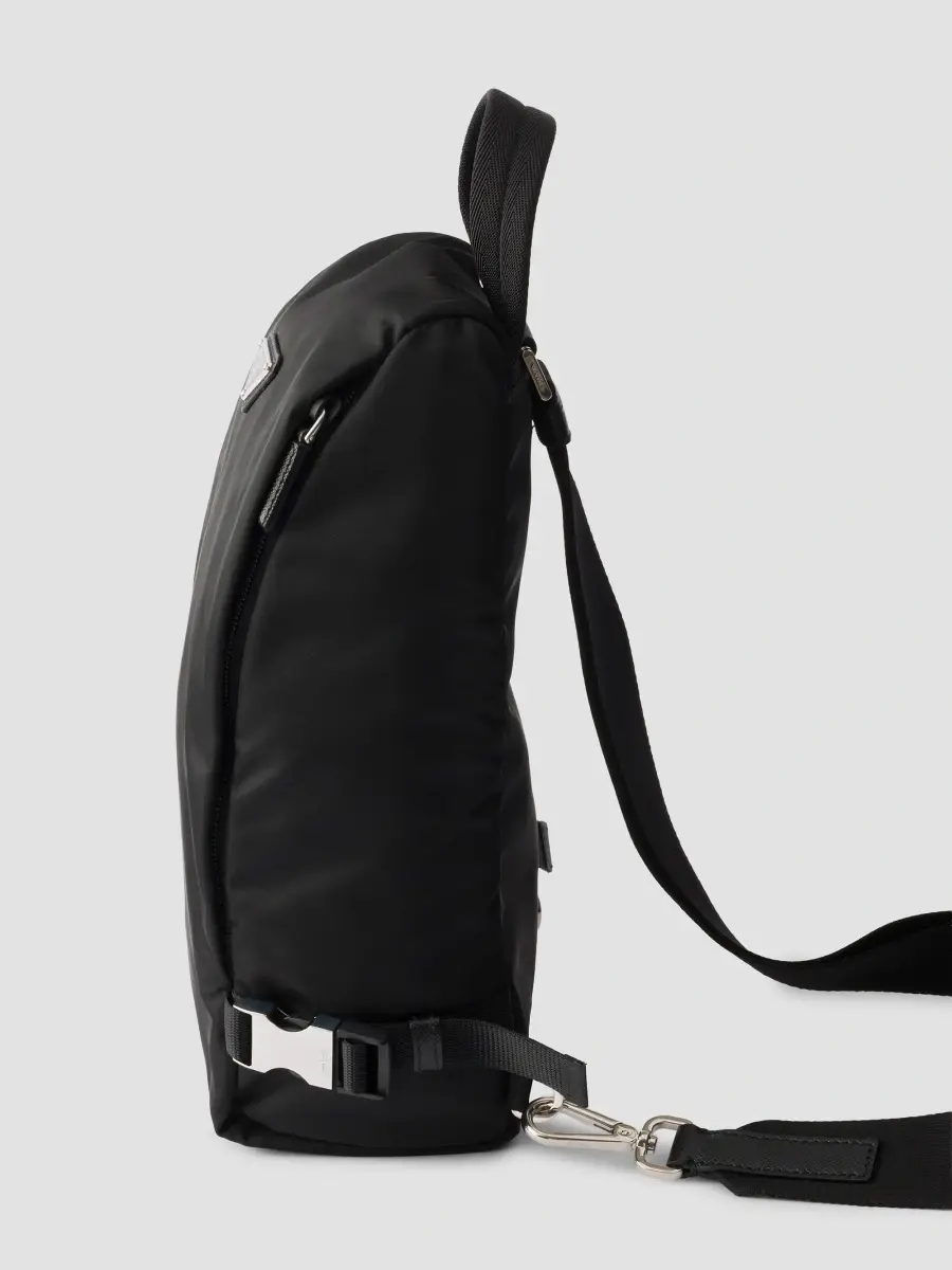 Prada Men's Re-Nylon and Saffiano Leather Backpack | Thumbnail 7 Prada Men's Re-Nylon and Saffiano Leather Backpack | Thumbnail 7