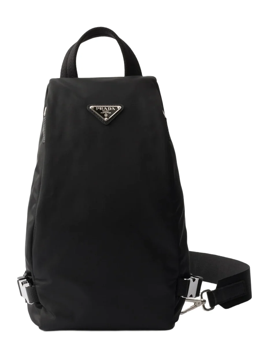 Prada Men's Re-Nylon and Saffiano Leather Backpack