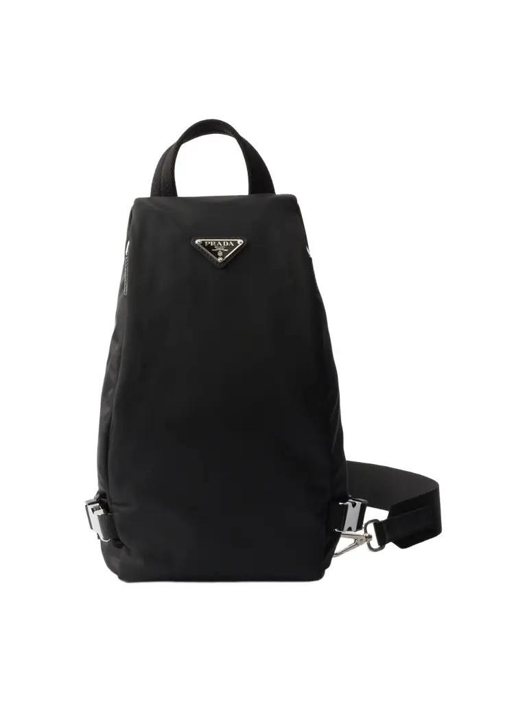 Prada Men's Re-Nylon and Saffiano Leather Backpack