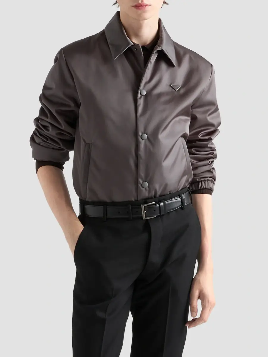 Prada Men's Re-Nylon Blouson Jacket | Thumbnail 2 Prada Men's Re-Nylon Blouson Jacket | Thumbnail 2