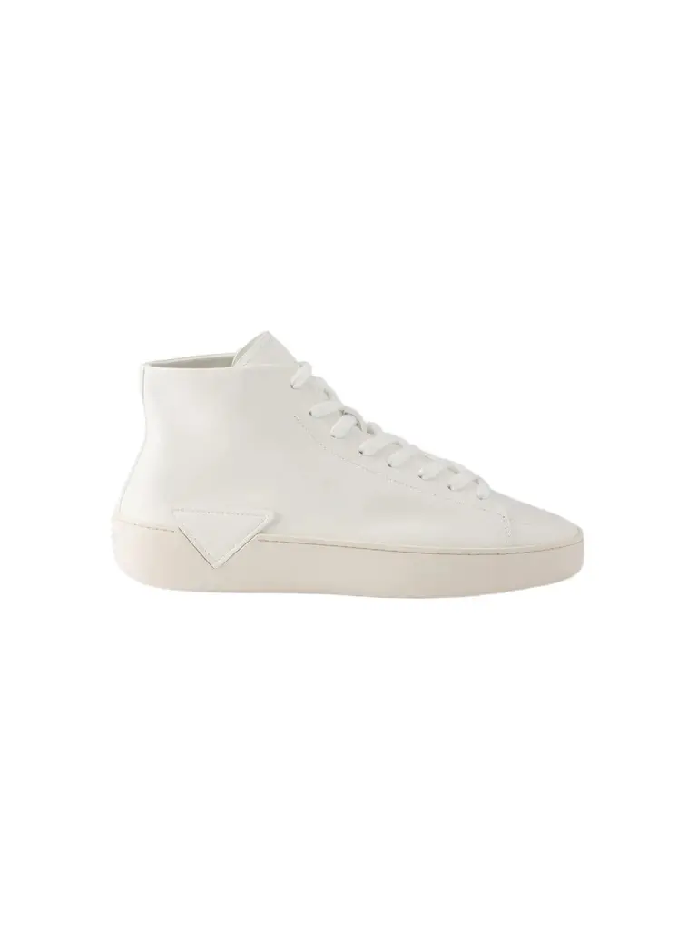 Prada Men's High-Top Leather Sneakers