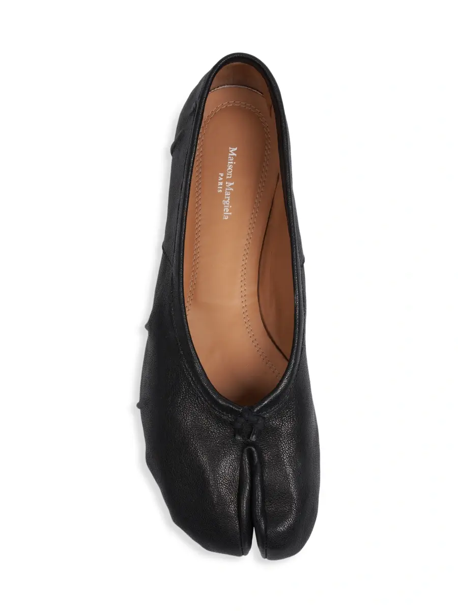 Maison Margiela Women's Tabi Leather Ballerina Flats | Thumbnail 5 Maison Margiela Women's Tabi Leather Ballerina Flats | Thumbnail 5
