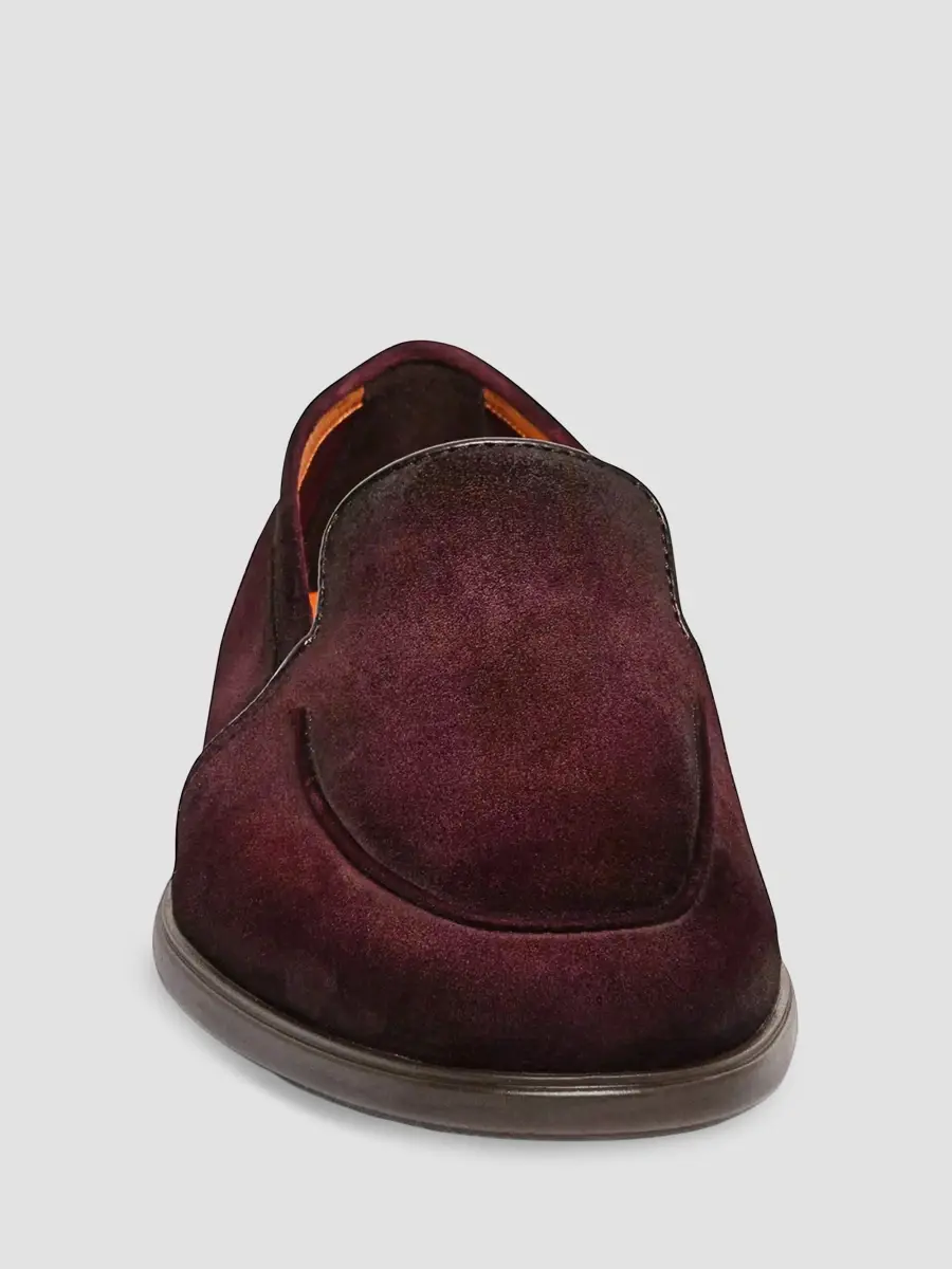 Santoni Men's Malibu Suede Loafers | Thumbnail 3 Santoni Men's Malibu Suede Loafers | Thumbnail 3