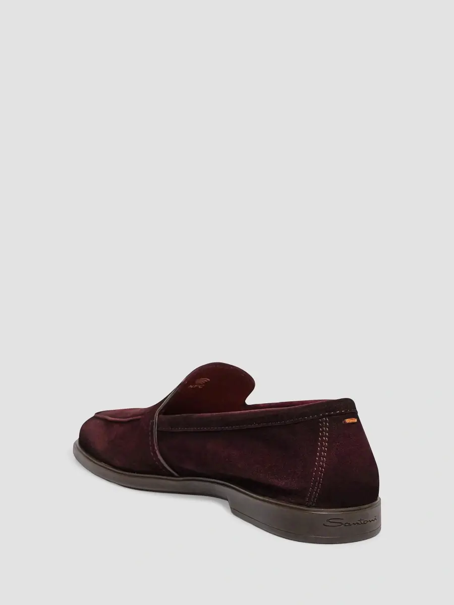 Santoni Men's Malibu Suede Loafers | Thumbnail 4 Santoni Men's Malibu Suede Loafers | Thumbnail 4