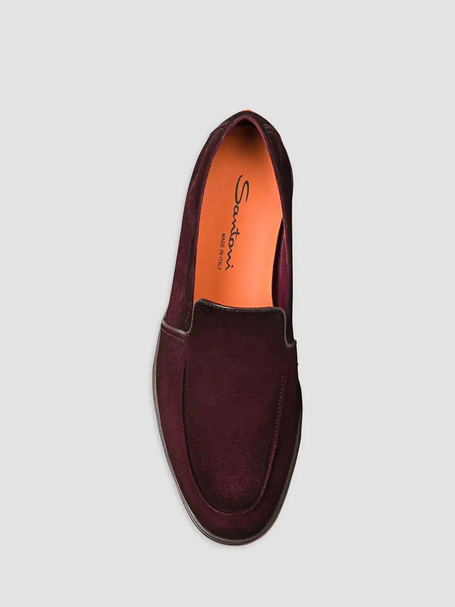 Santoni Men's Malibu Suede Loafers | Thumbnail 5 Santoni Men's Malibu Suede Loafers | Thumbnail 5