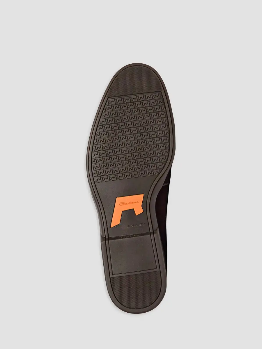 Santoni Men's Malibu Suede Loafers | Thumbnail 6 Santoni Men's Malibu Suede Loafers | Thumbnail 6