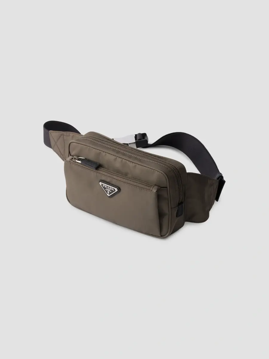Prada Men's Re-Nylon and Saffiano Leather Belt Bag | Thumbnail 4 Prada Men's Re-Nylon and Saffiano Leather Belt Bag | Thumbnail 4