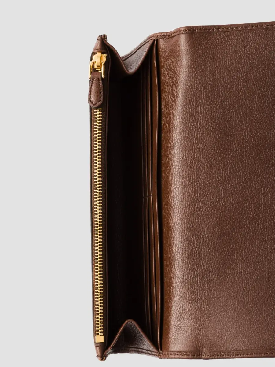 Prada Women's Leather Wallet with Shoulder Strap | Thumbnail 5 Prada Women's Leather Wallet with Shoulder Strap | Thumbnail 5