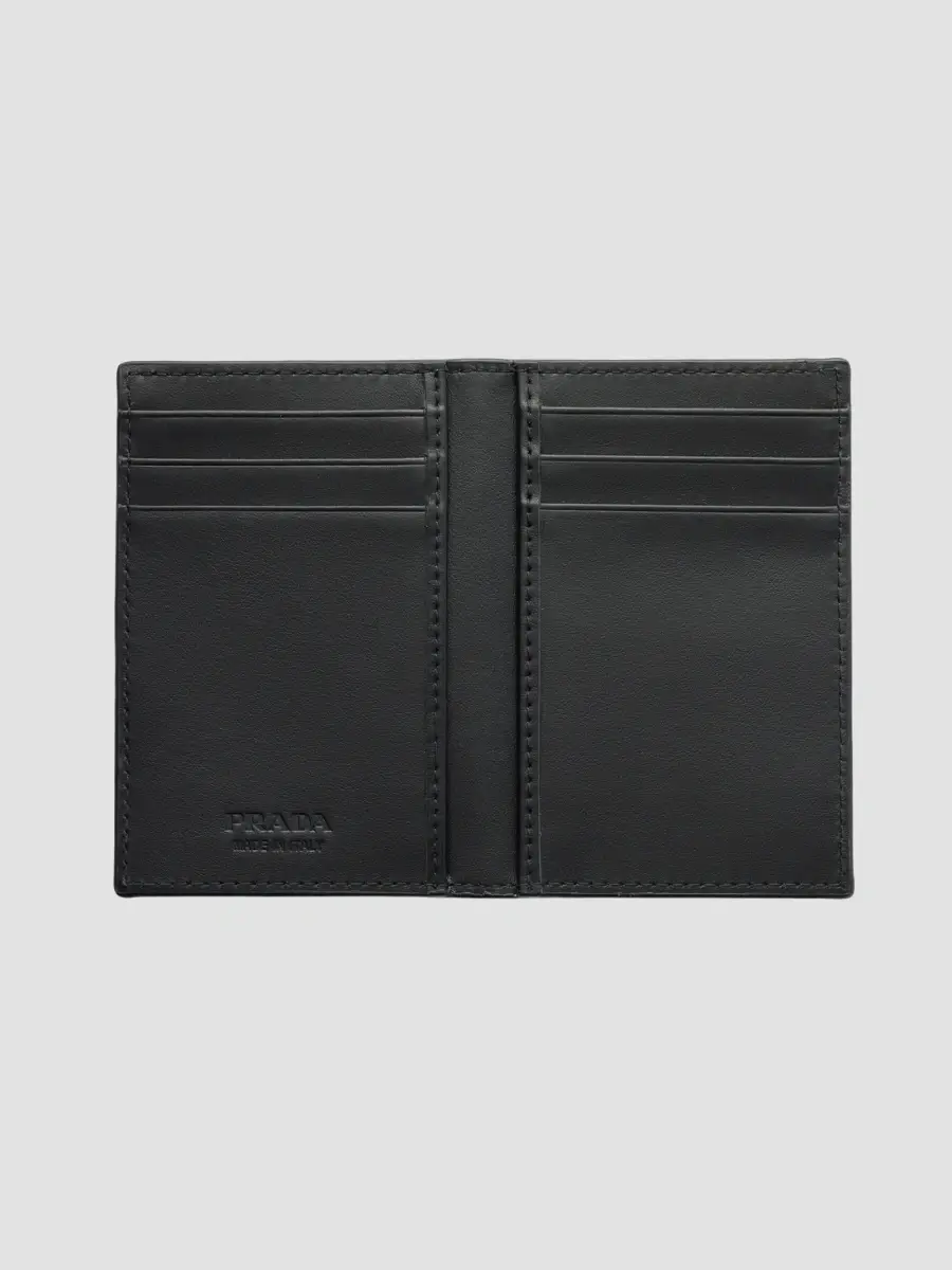 Prada Men's Leather Card Holder | Thumbnail 2