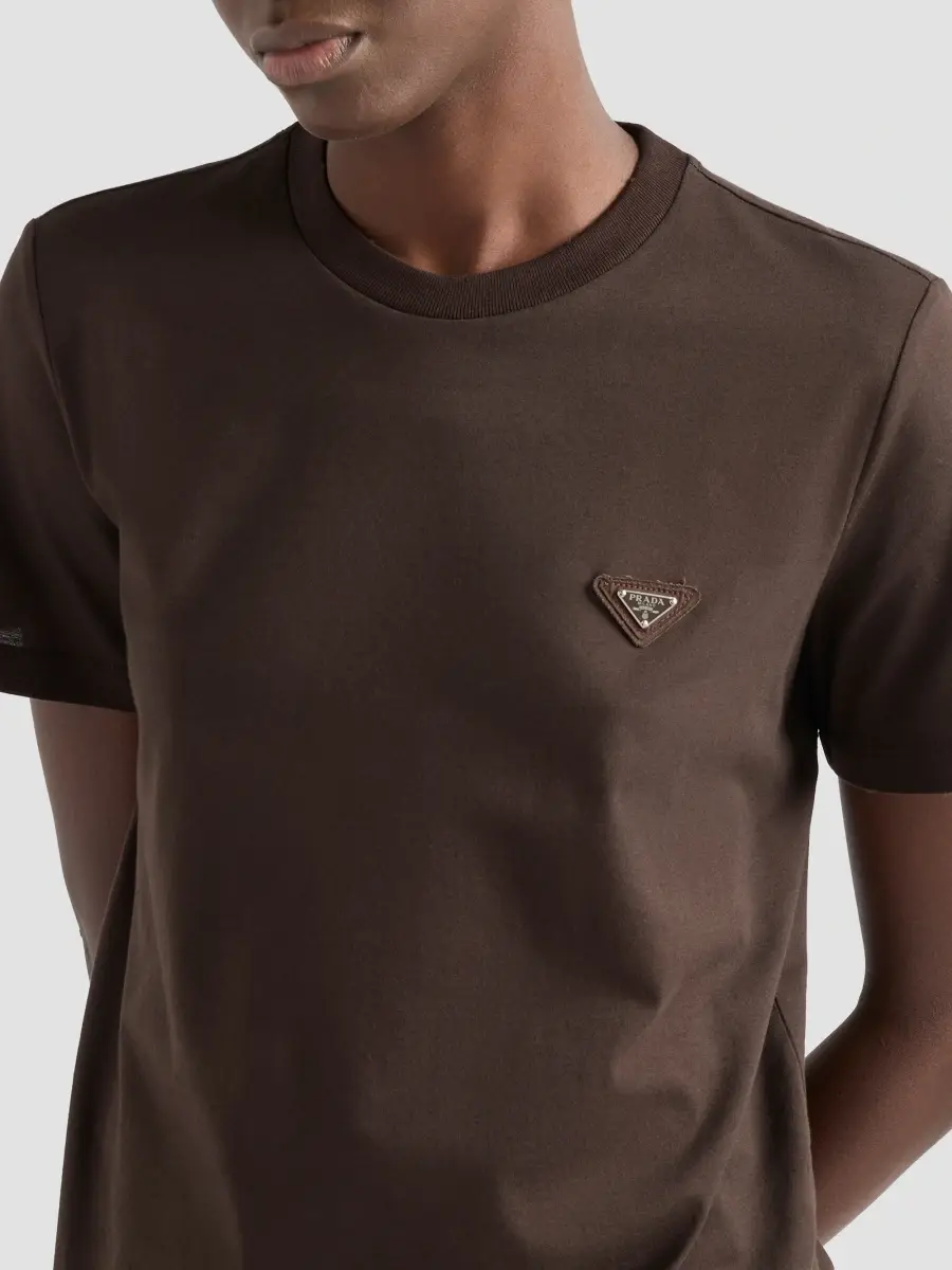 Prada Women's Jersey T-Shirt | Thumbnail 2 Prada Women's Jersey T-Shirt | Thumbnail 2
