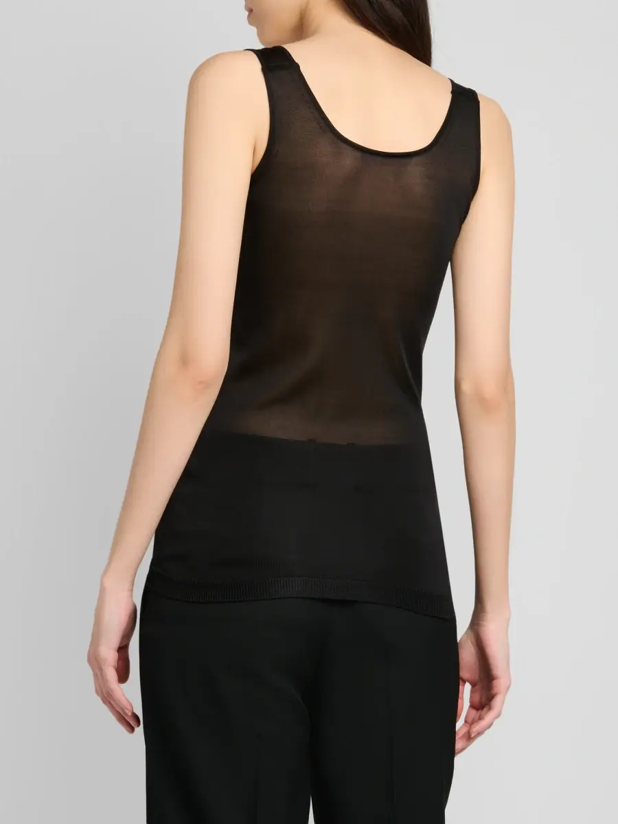 Tom Ford Women's Sheer Scoop Neck Tank Top | Thumbnail 3 Tom Ford Women's Sheer Scoop Neck Tank Top | Thumbnail 3