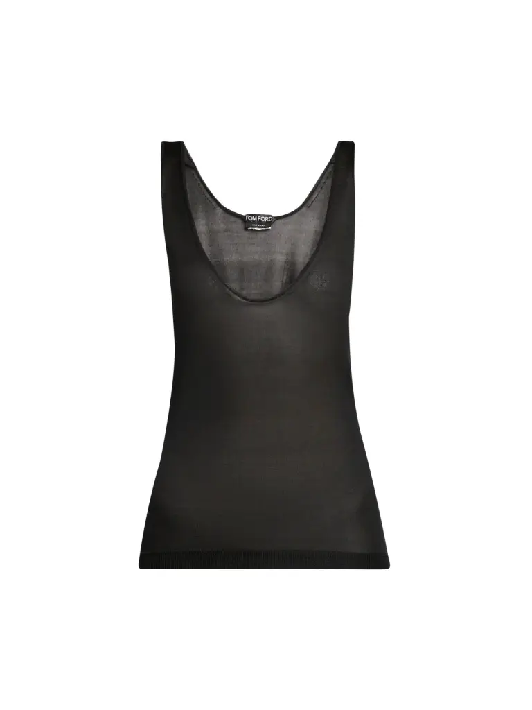 Women's Sheer Scoop Neck Tank Top Women's Sheer Scoop Neck Tank Top
