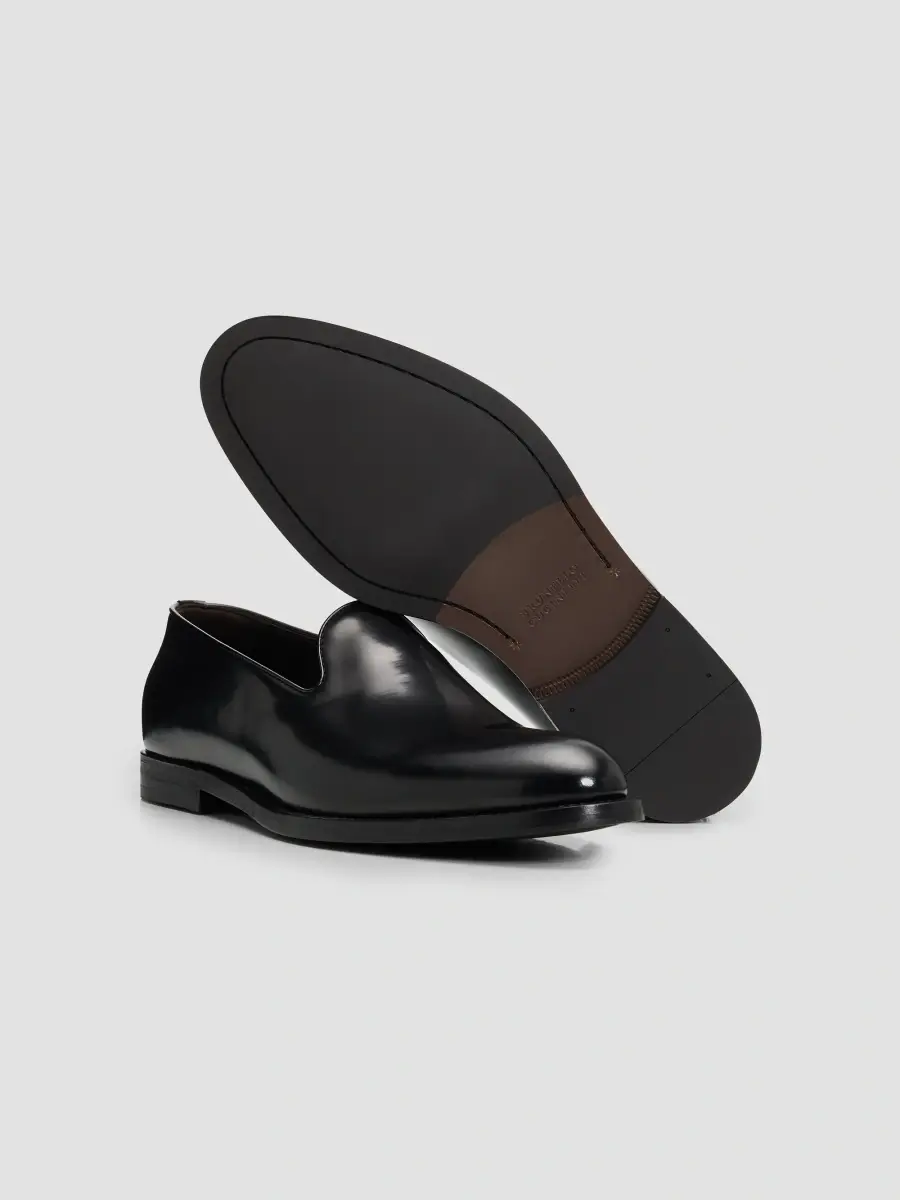Brunello Cucinelli Men's Leather Venetian Loafers | Thumbnail 3
