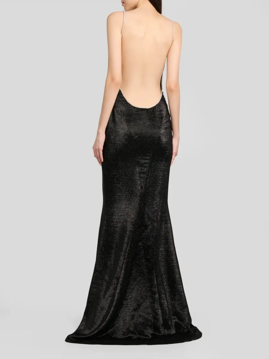 Tom Ford Women's Silk-Blend Charmuse Embellished Gown | Thumbnail 3 Tom Ford Women's Silk-Blend Charmuse Embellished Gown | Thumbnail 3