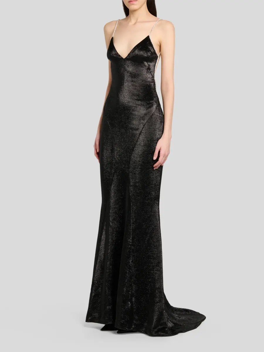 Tom Ford Women's Silk-Blend Charmuse Embellished Gown | Thumbnail 4 Tom Ford Women's Silk-Blend Charmuse Embellished Gown | Thumbnail 4