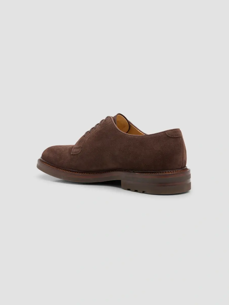 Brunello Cucinelli Men's Suede Derbys | Thumbnail 2