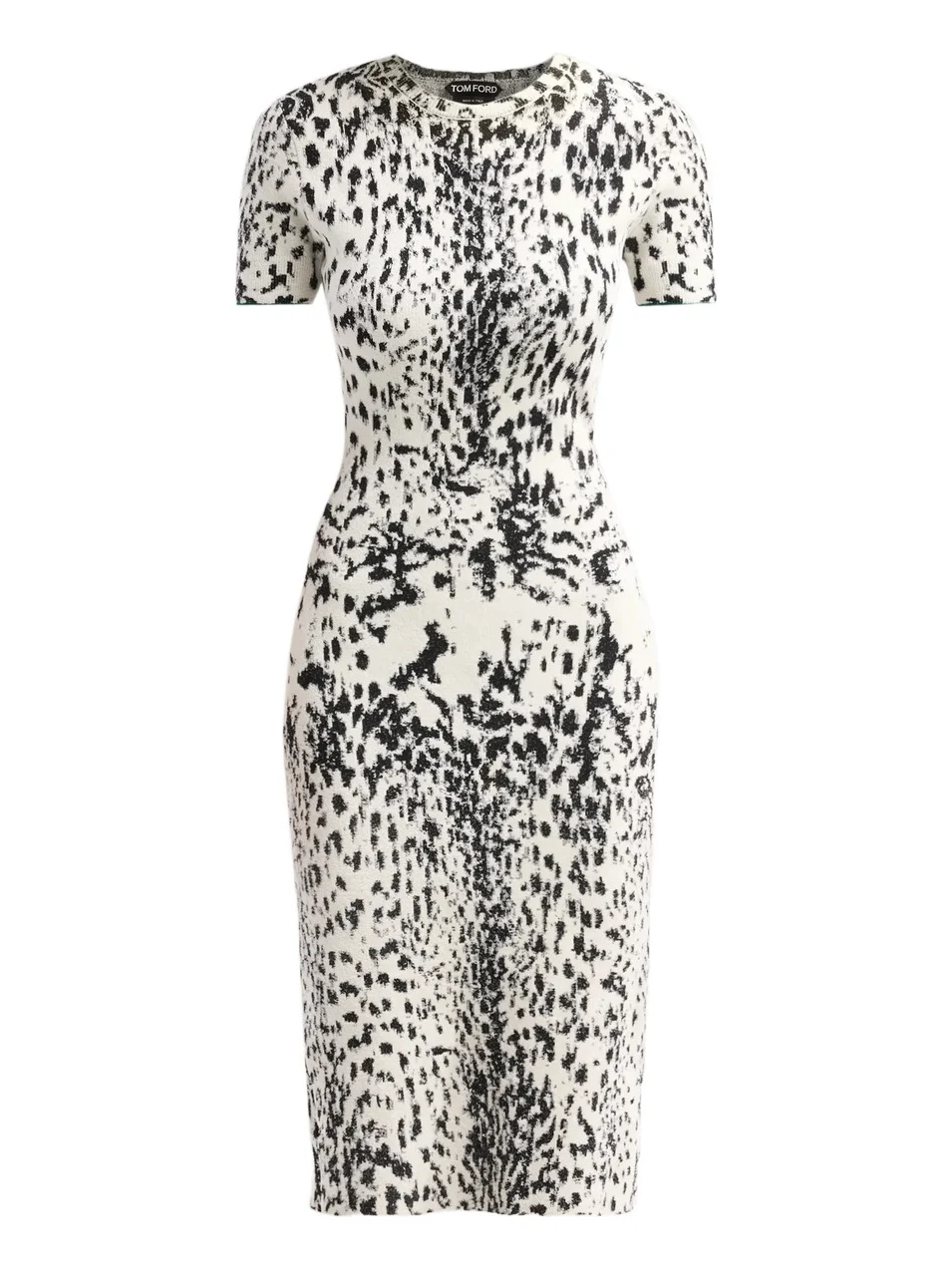 Tom Ford Women's Lynx Jacquard Velvet Midi Dress