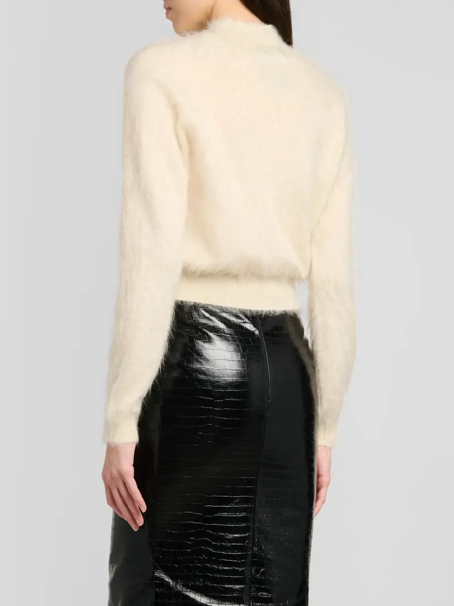 Tom Ford Women's Soft Mohair & Silk Blend Sweater | Thumbnail 3 Tom Ford Women's Soft Mohair & Silk Blend Sweater | Thumbnail 3