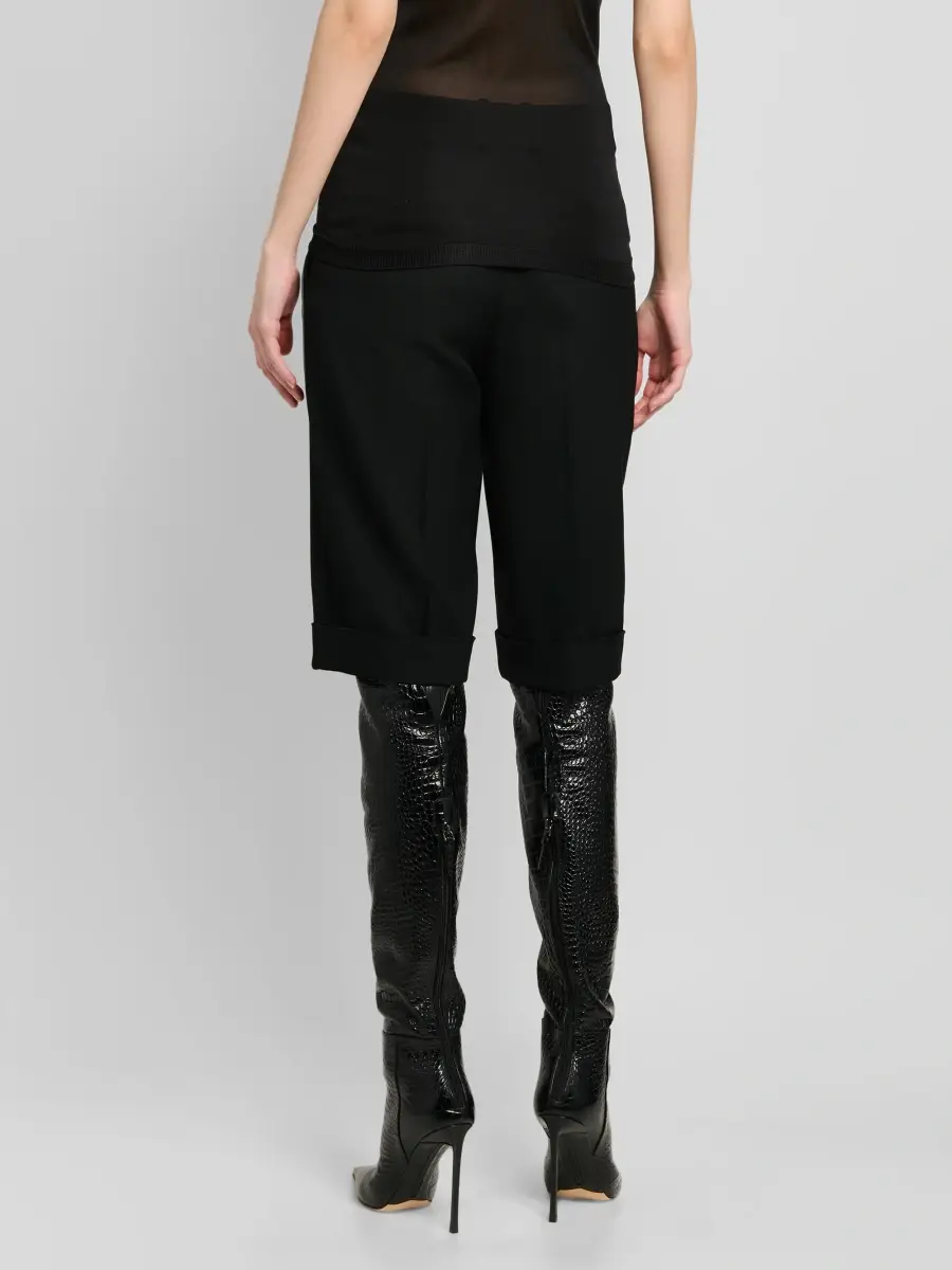 Tom Ford Women's Grain De Poudre Bermuda Shorts | Thumbnail 3 Tom Ford Women's Grain De Poudre Bermuda Shorts | Thumbnail 3