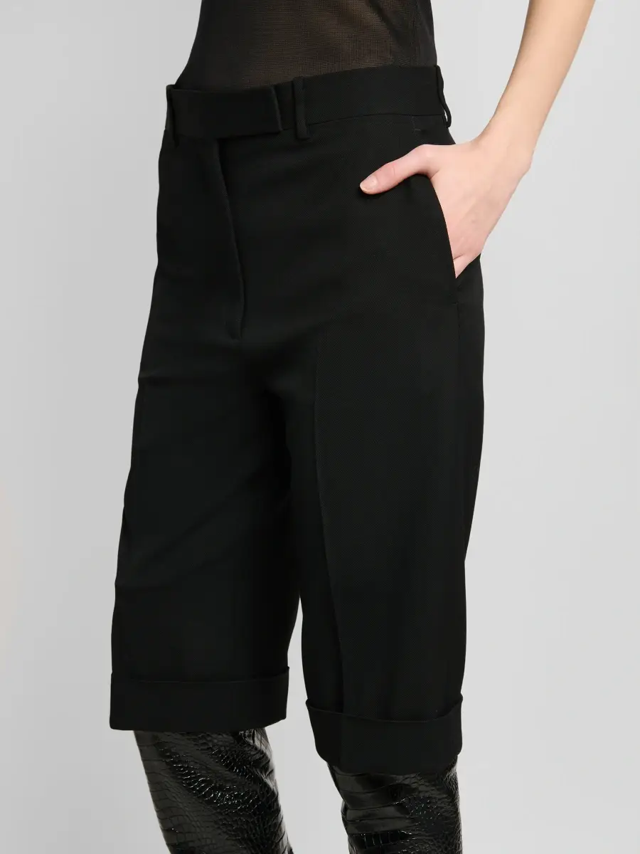 Tom Ford Women's Grain De Poudre Bermuda Shorts | Thumbnail 5 Tom Ford Women's Grain De Poudre Bermuda Shorts | Thumbnail 5