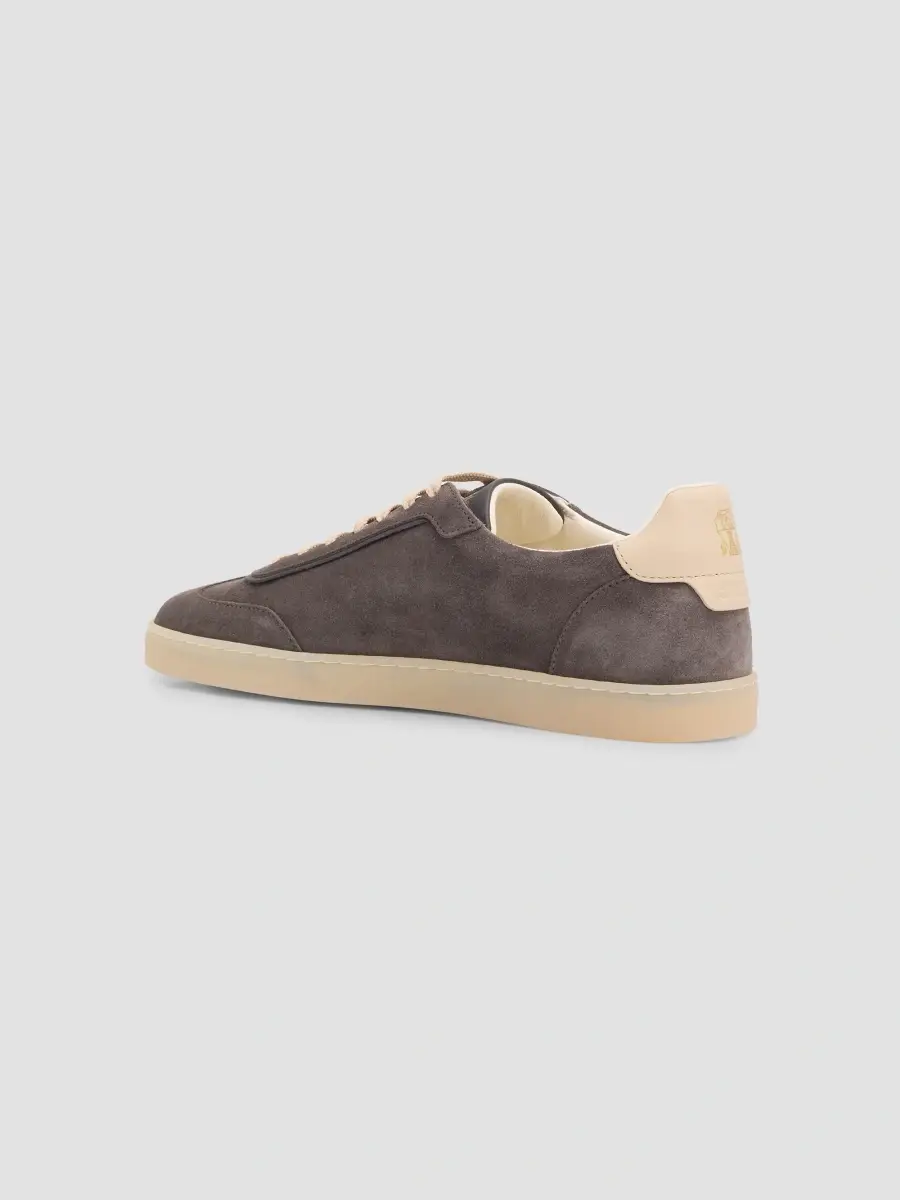 Brunello Cucinelli Men's Suede Low-Top Sneakers | Thumbnail 2 Brunello Cucinelli Men's Suede Low-Top Sneakers | Thumbnail 2