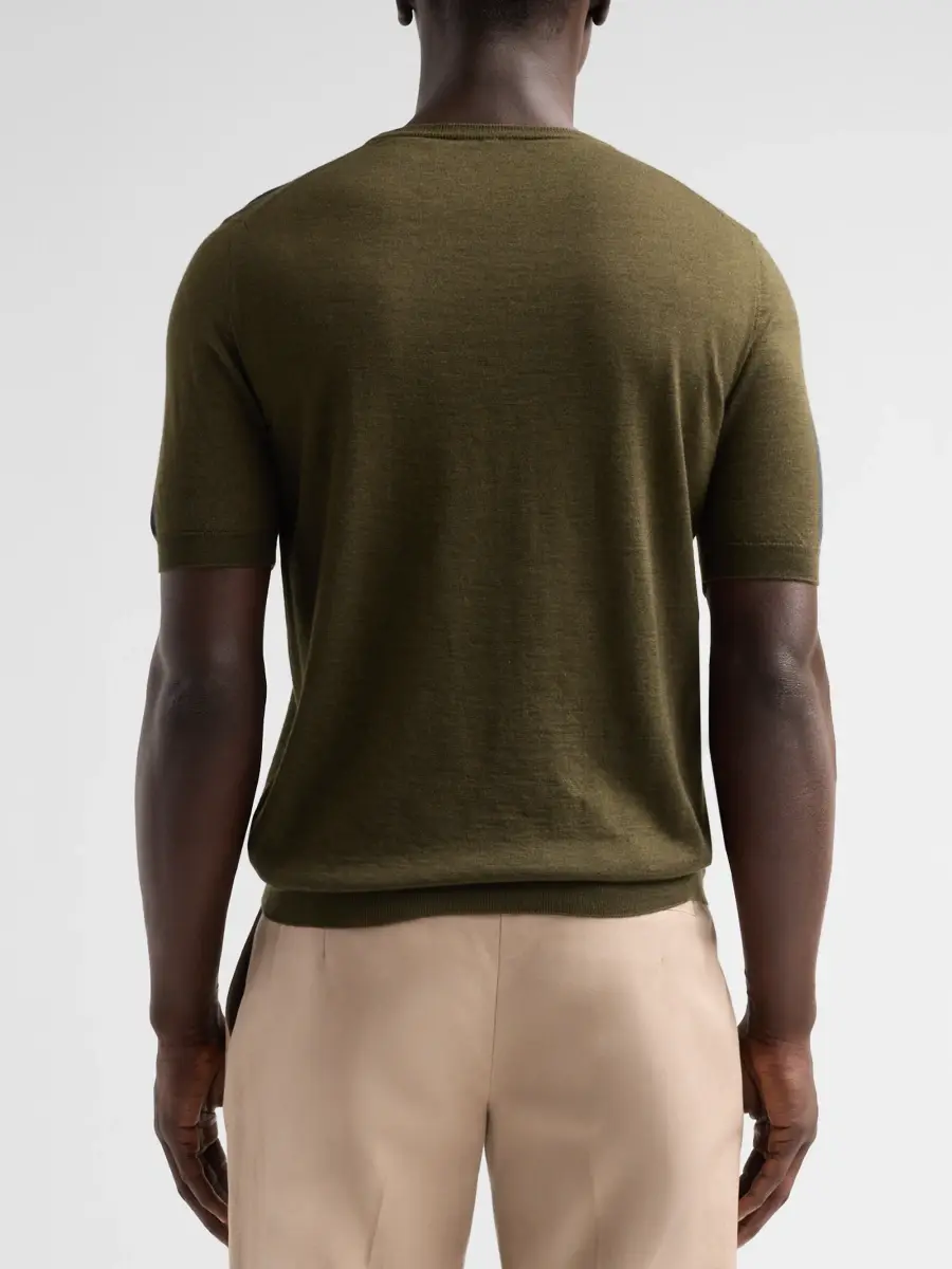 Isaia Men's Cashmere-Silk T-Shirt | Thumbnail 3
