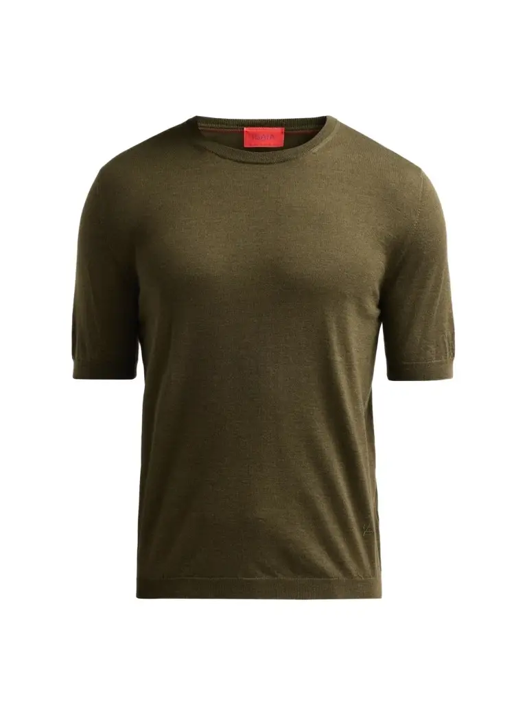 Men's Cashmere-Silk T-Shirt Men's Cashmere-Silk T-Shirt