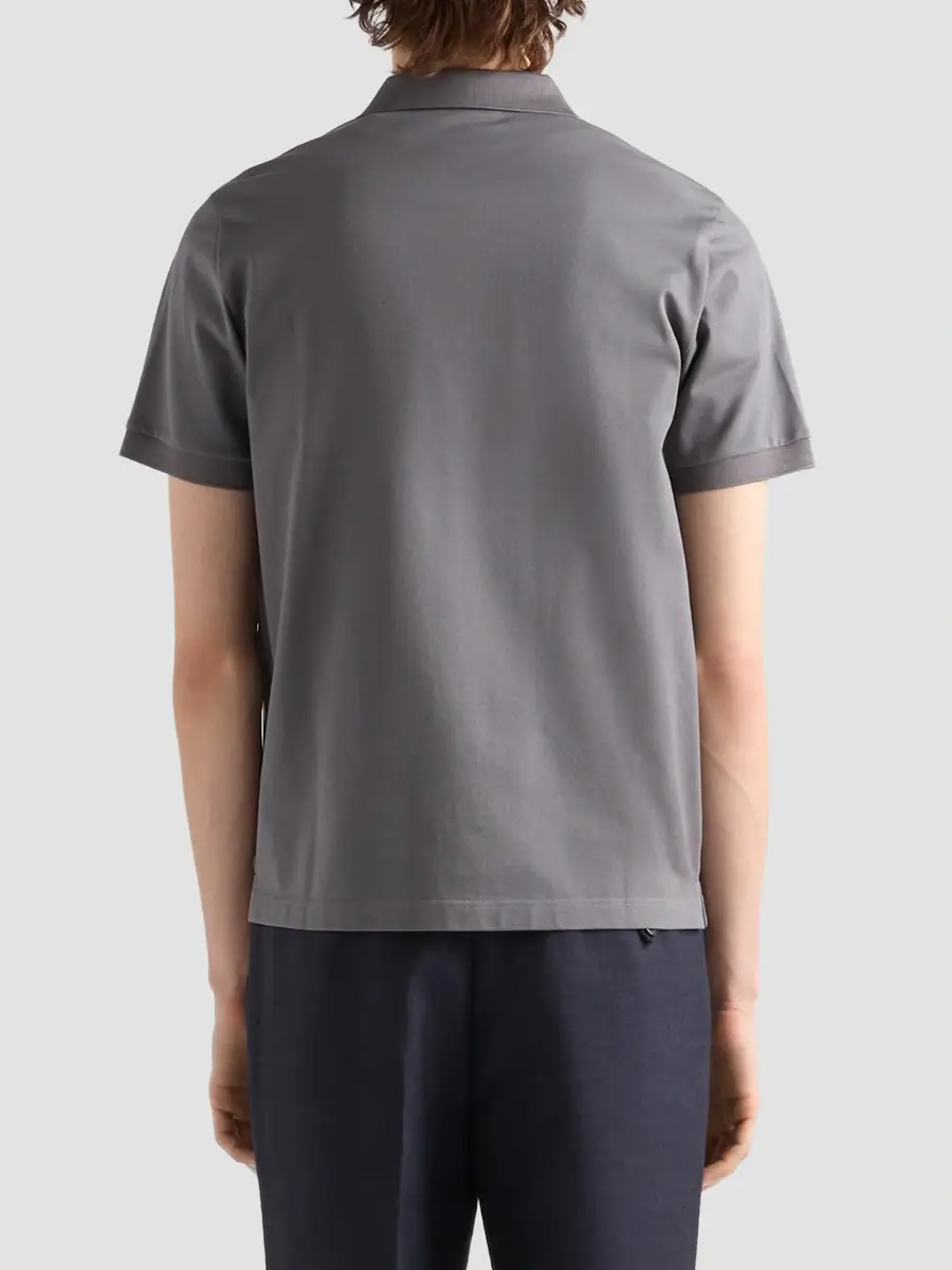 Prada Men's Piqué Polo Shirt | Thumbnail 4 Prada Men's Piqué Polo Shirt | Thumbnail 4