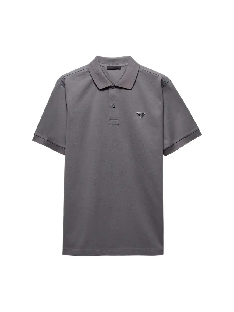 Prada Men's Piqué Polo Shirt