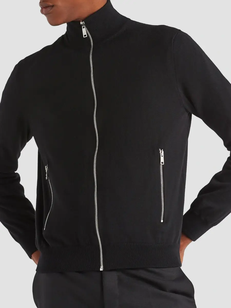 Prada Men's Reversible Wool and Re-Nylon Jacket | Thumbnail 3 Prada Men's Reversible Wool and Re-Nylon Jacket | Thumbnail 3