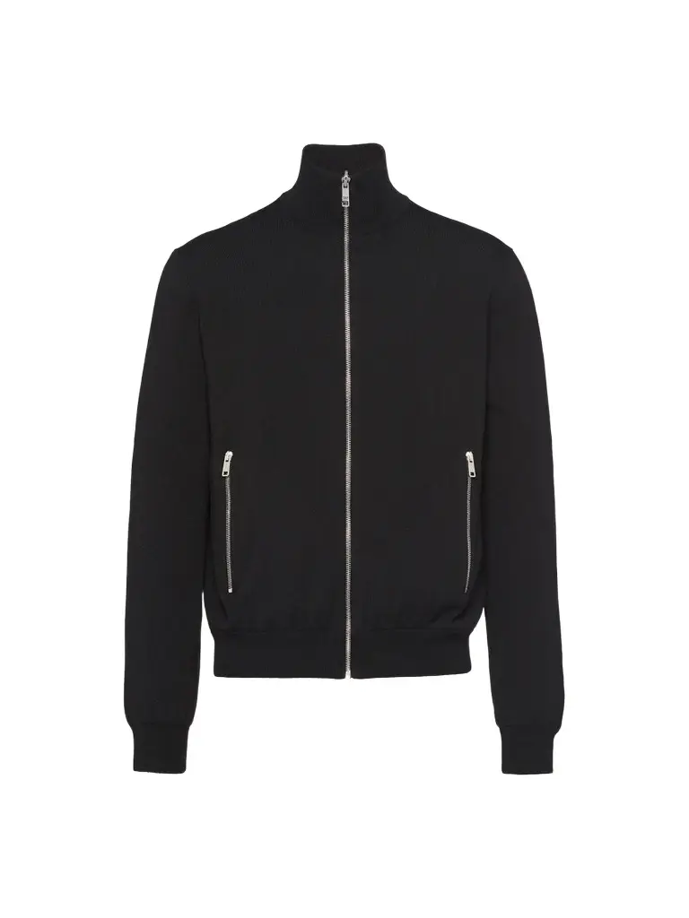 Prada Men's Reversible Wool and Re-Nylon Jacket