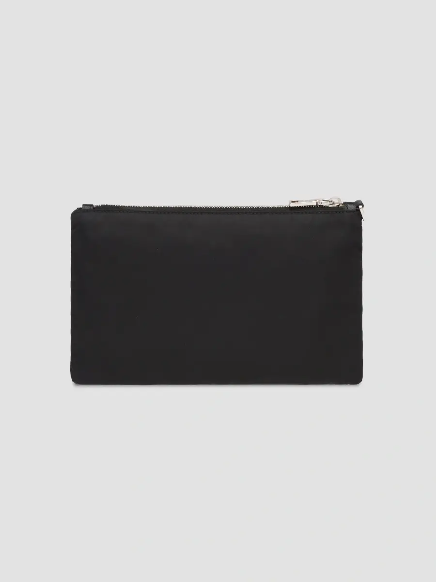 Prada Men's Re-Nylon and Saffiano Leather Pouch | Thumbnail 4 Prada Men's Re-Nylon and Saffiano Leather Pouch | Thumbnail 4
