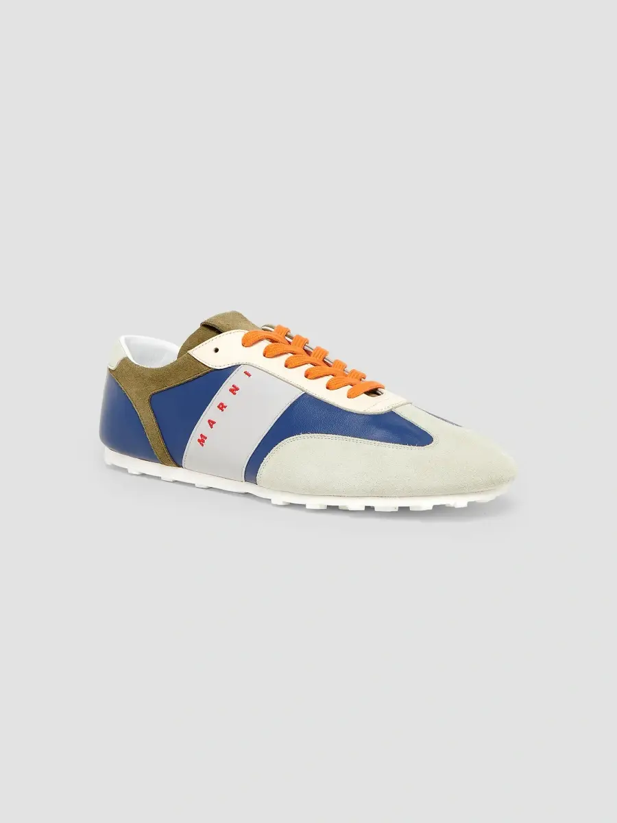 Marni Men's Retro Patchwork Sneakers | Thumbnail 2 Marni Men's Retro Patchwork Sneakers | Thumbnail 2