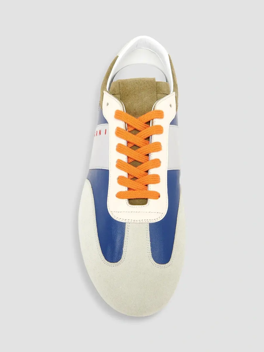 Marni Men's Retro Patchwork Sneakers | Thumbnail 4 Marni Men's Retro Patchwork Sneakers | Thumbnail 4